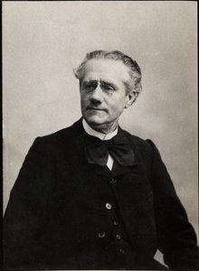 フランスの弁護士、ユージーン・プイエ（1835-1905）の肖像。 作： French Photographer